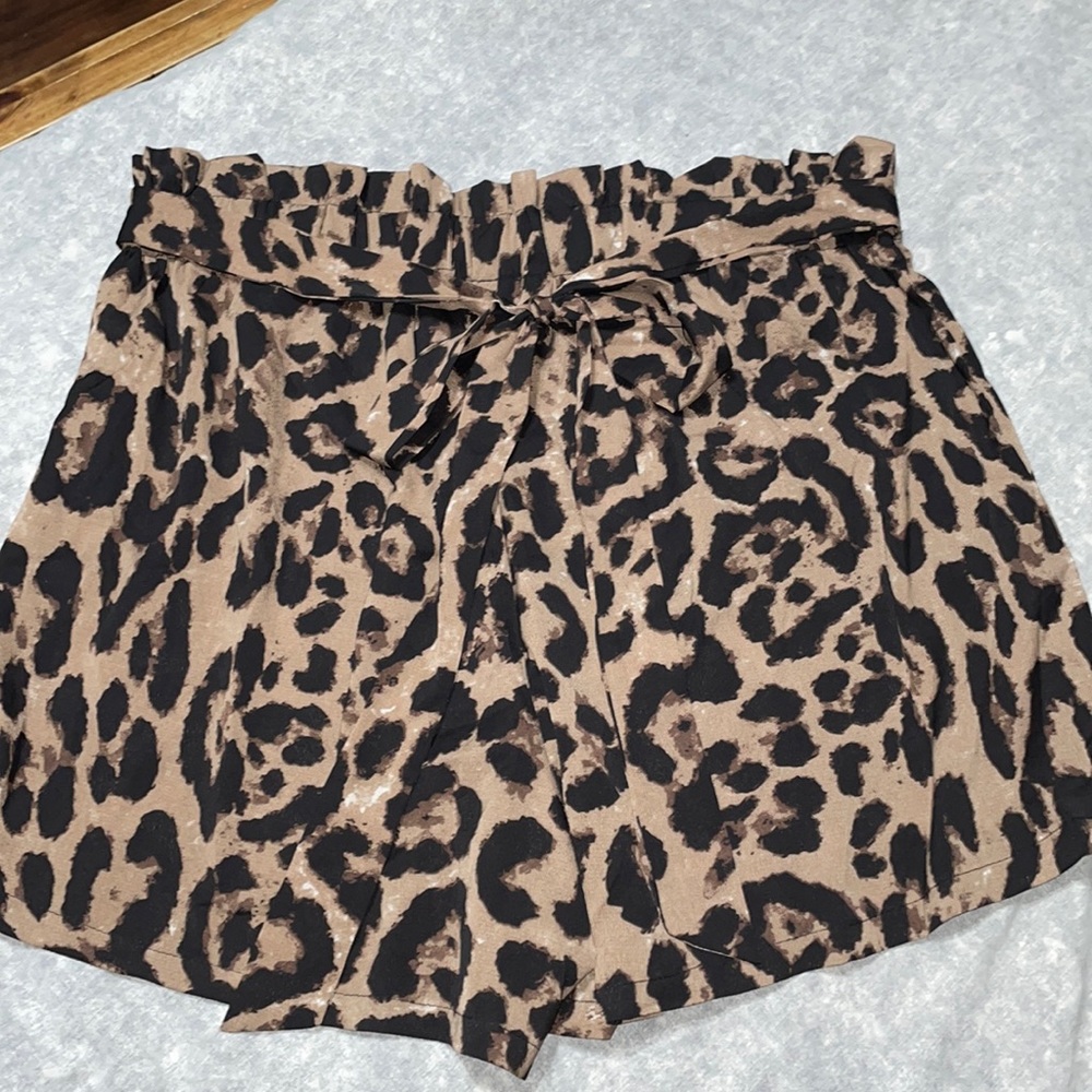 Cheetah Print Shorts